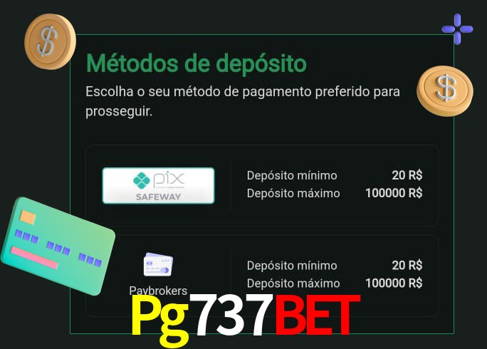 O cassino Pg737Bet oferece uma grande variedade de métodos de pagamento