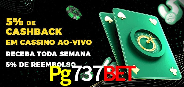Promoções do cassino ao Vivo Pg737Bet